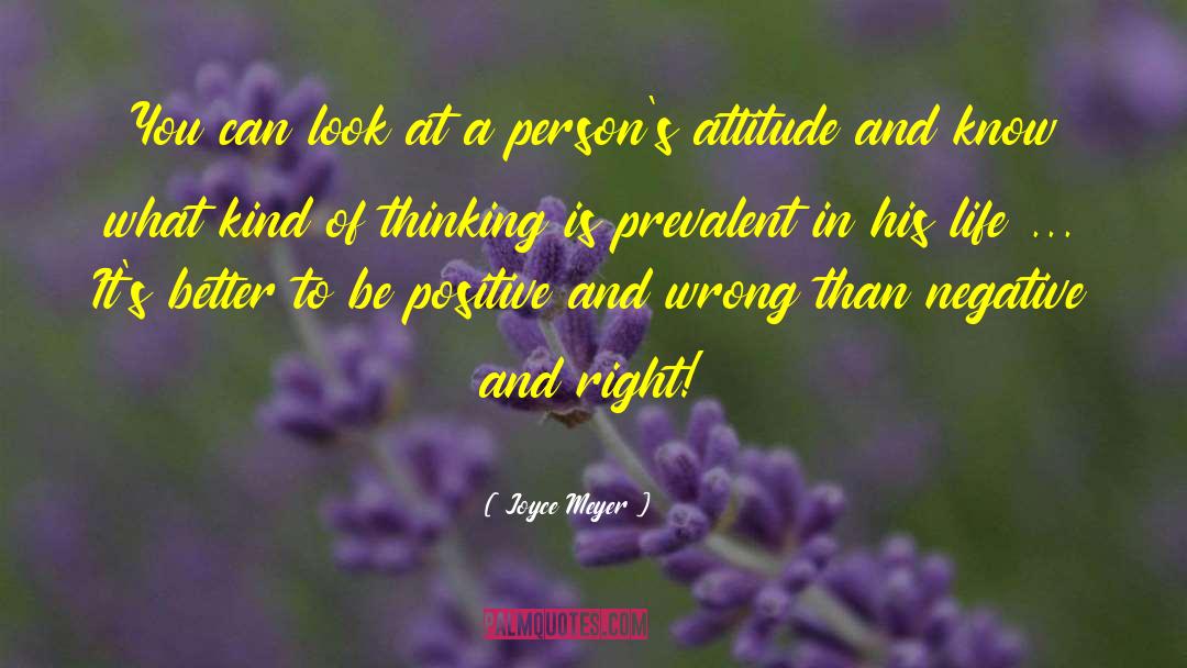 Awareness And Attitude quotes by Joyce Meyer