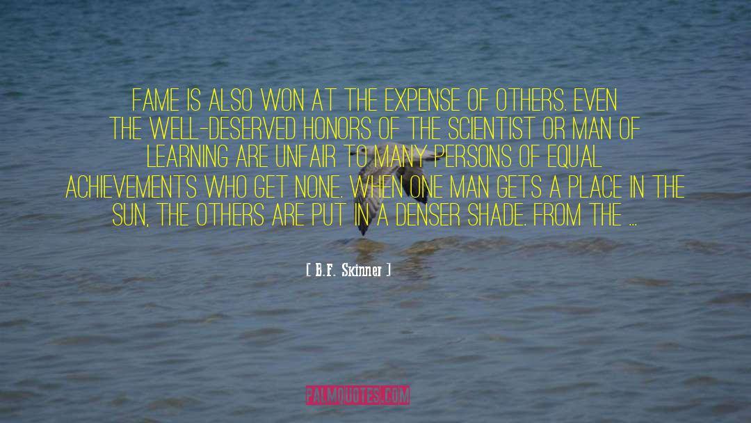 Awareness Of Others quotes by B.F. Skinner
