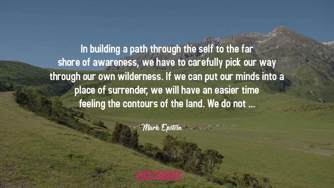 Awareness quotes by Mark Epstein