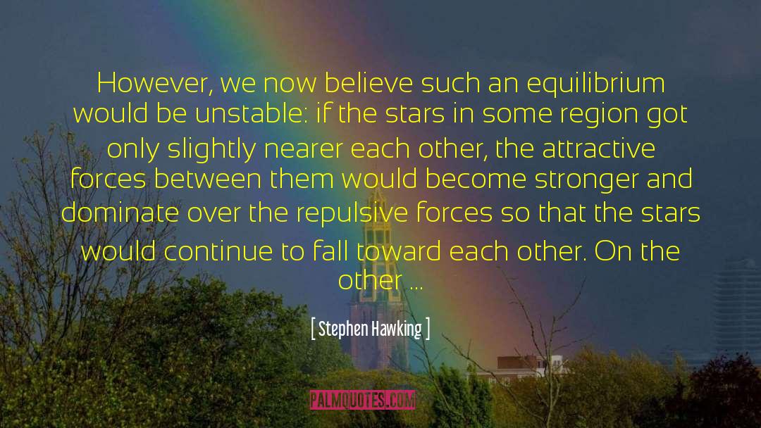 Away From Each Other quotes by Stephen Hawking