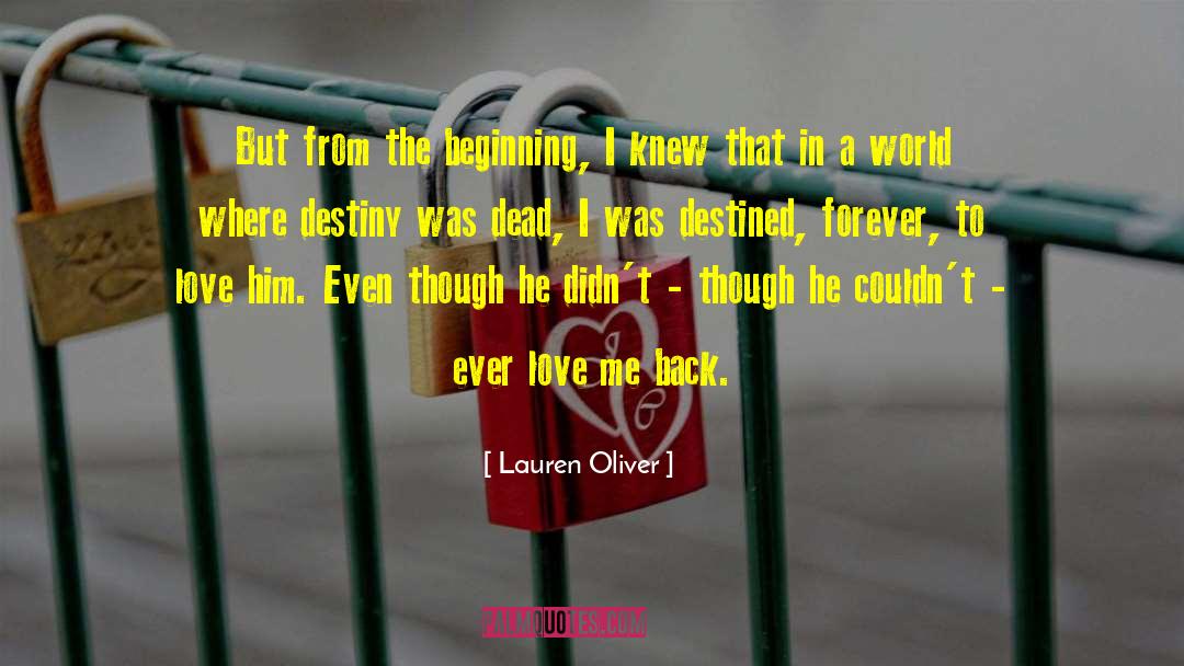 Away From Love quotes by Lauren Oliver