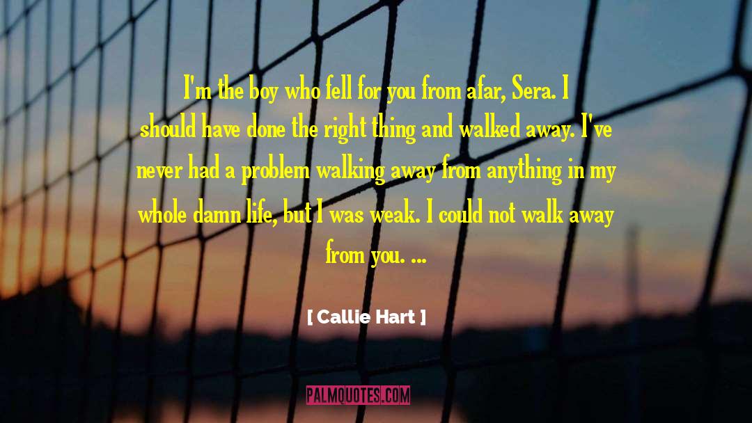 Away From You quotes by Callie Hart