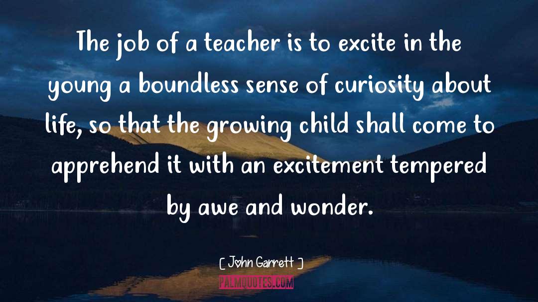 Awe And Wonder quotes by John Garrett