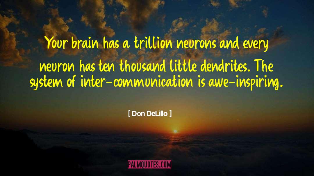 Awe Inspiring quotes by Don DeLillo