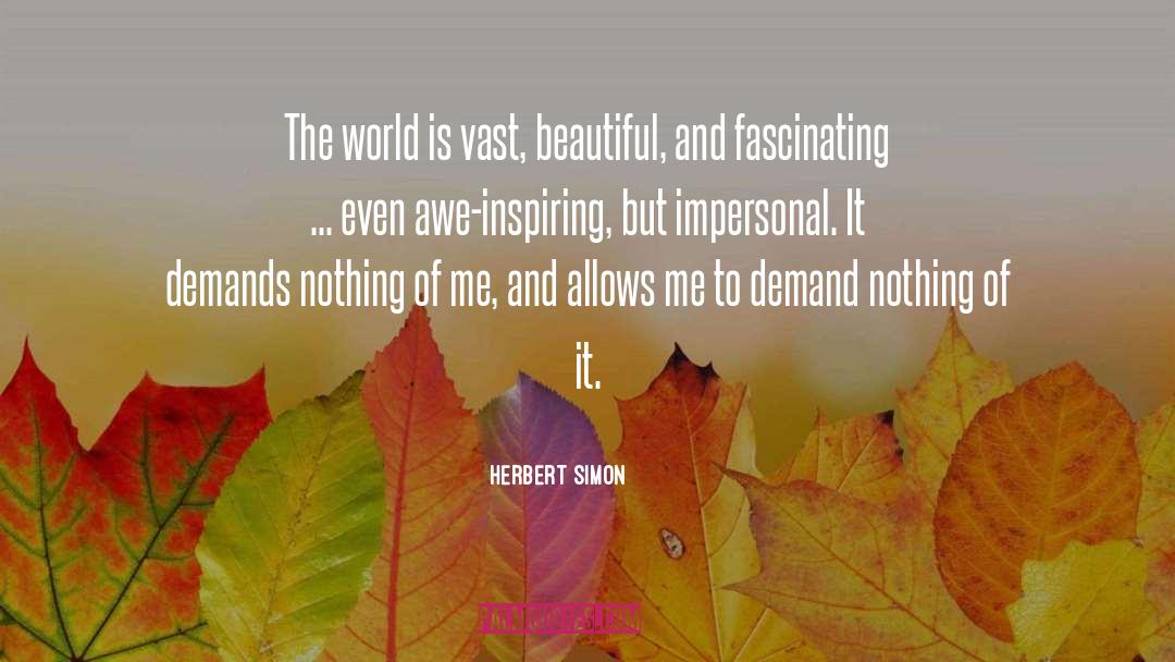 Awe Inspiring quotes by Herbert Simon