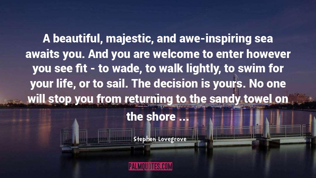 Awe Inspiring quotes by Stephen Lovegrove