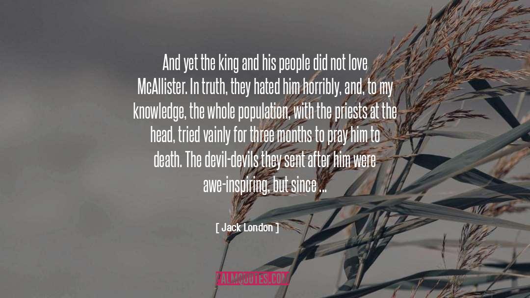 Awe Inspiring quotes by Jack London