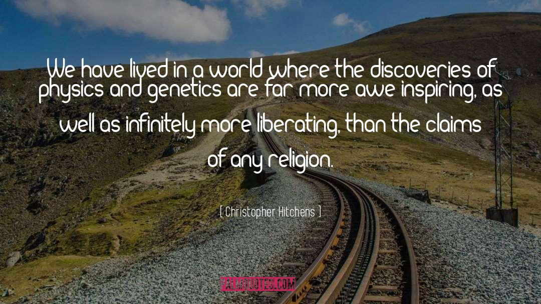 Awe Inspiring quotes by Christopher Hitchens