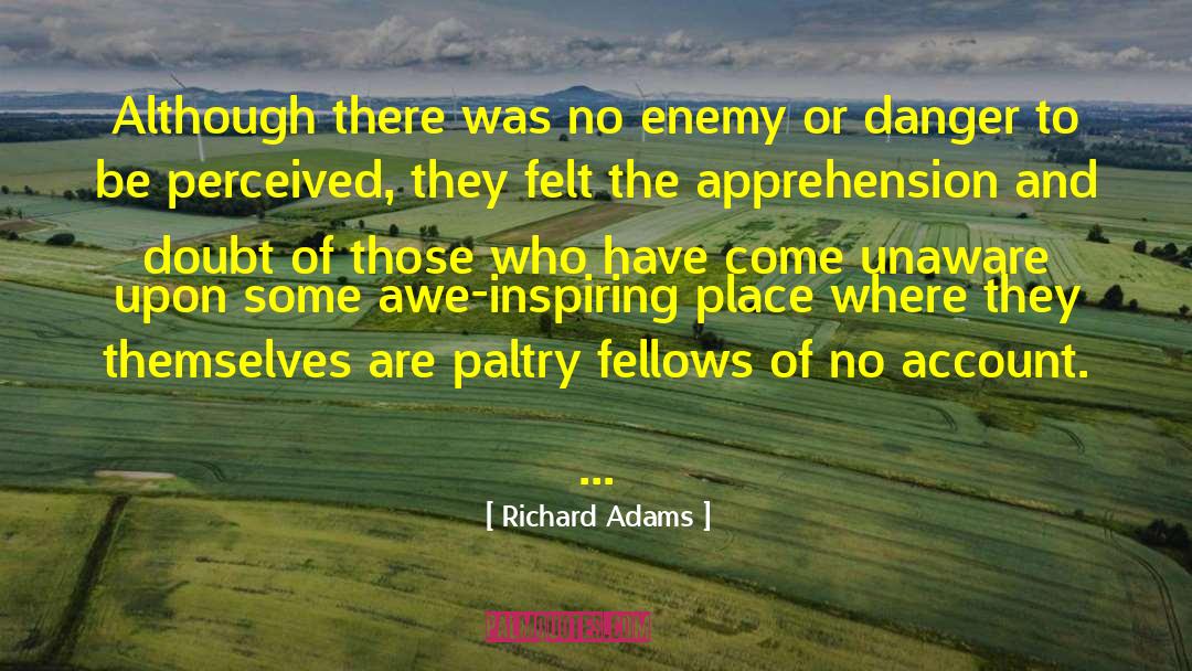 Awe Inspiring quotes by Richard Adams