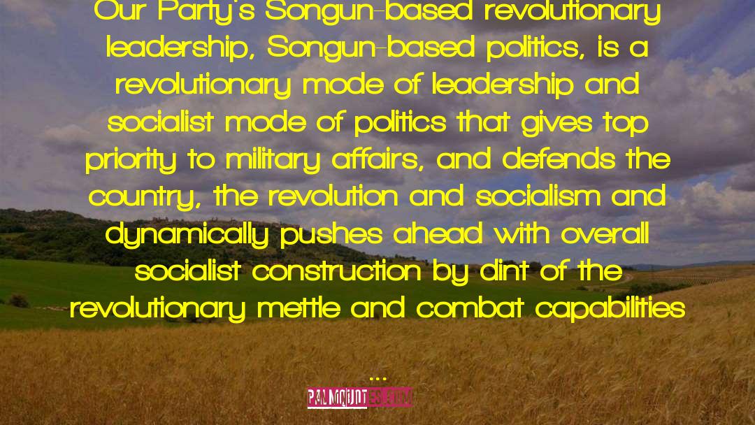 Awesome Military Leadership quotes by Kim Jong Il