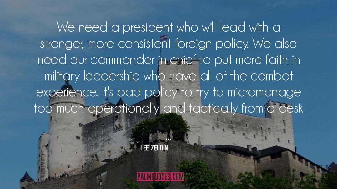 Awesome Military Leadership quotes by Lee Zeldin