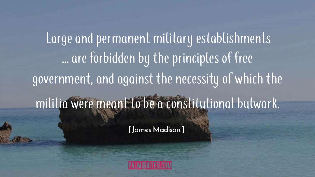 Awesomely Large quotes by James Madison