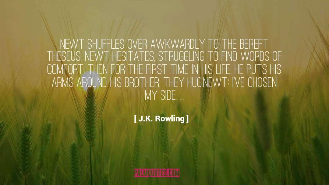 Awkwardly quotes by J.K. Rowling