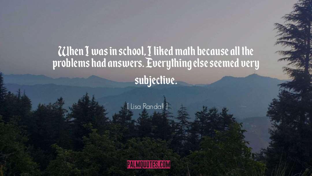 Awsum School quotes by Lisa Randall