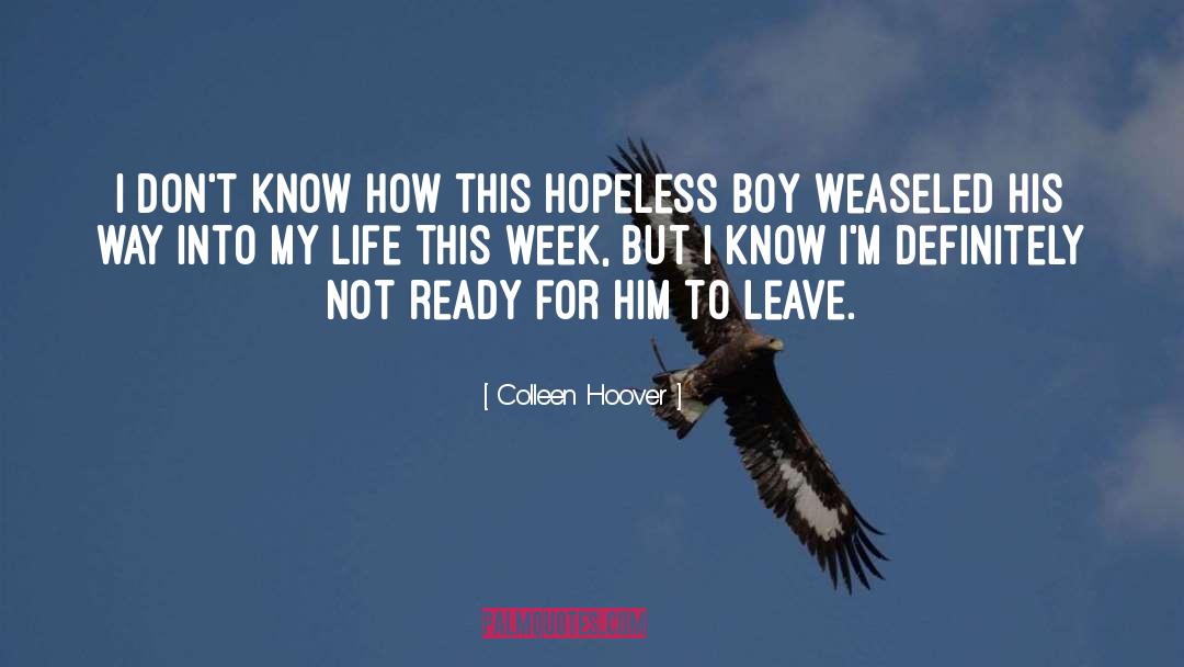 Awwwww Moments quotes by Colleen Hoover