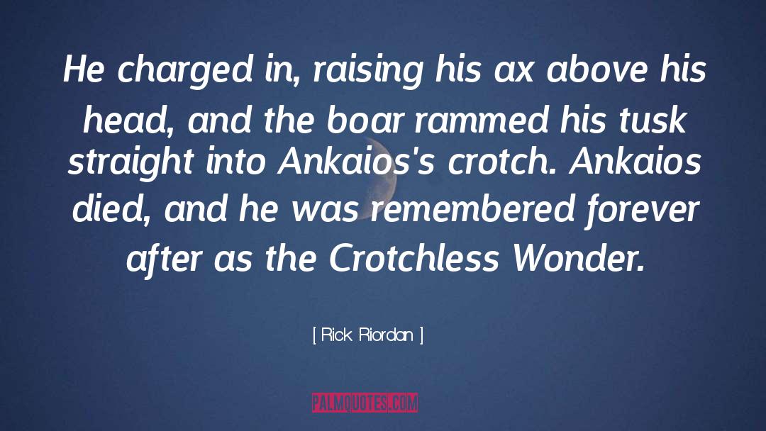 Ax quotes by Rick Riordan