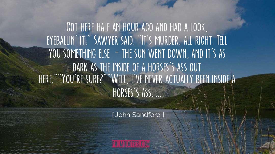 Axe Murder Incident quotes by John Sandford