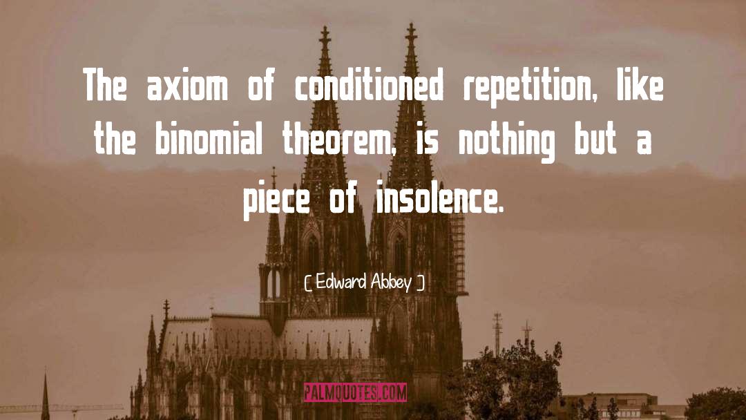 Axiom quotes by Edward Abbey