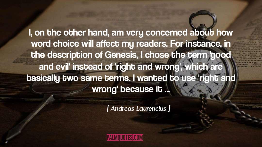 Axis Of Evil quotes by Andreas Laurencius