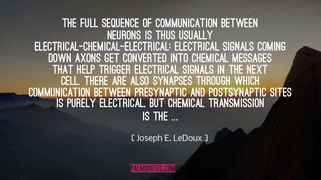 Axons quotes by Joseph E. LeDoux