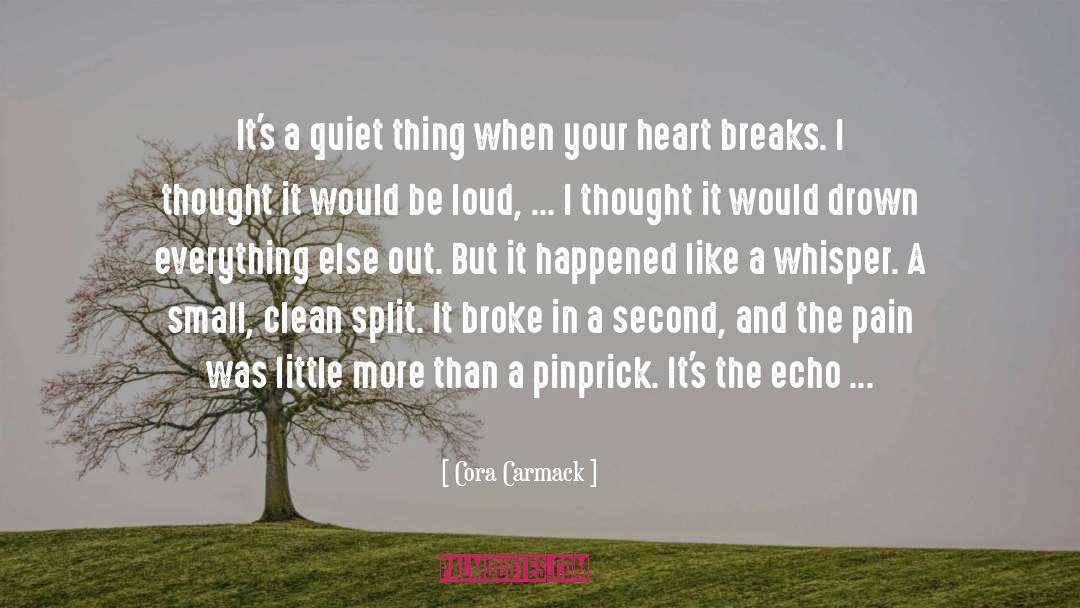 Ay Bitch Be Quiet quotes by Cora Carmack