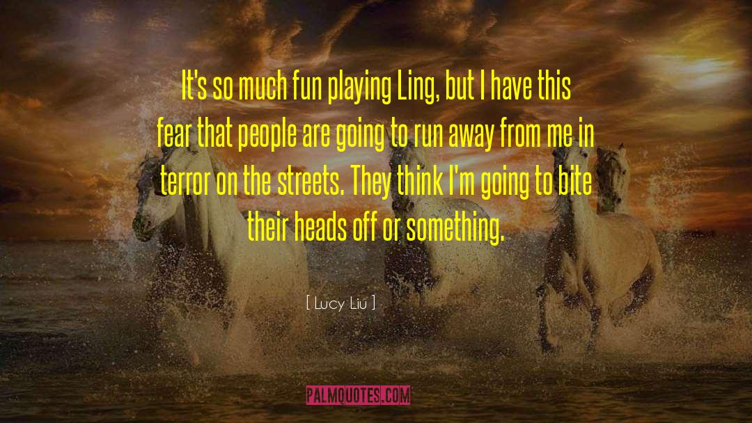 Aya Ling quotes by Lucy Liu