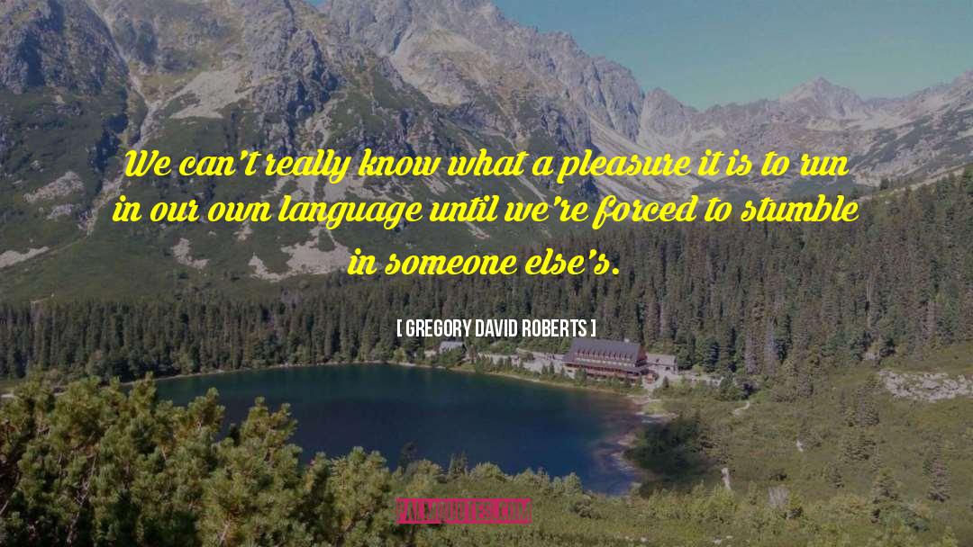 Aymara Language quotes by Gregory David Roberts