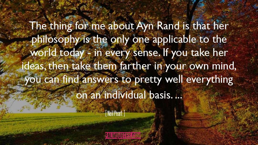 Ayn quotes by Neil Peart