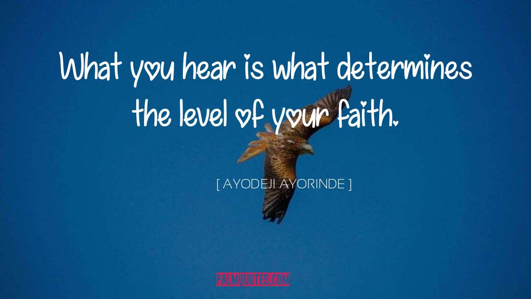 Ayodeji Megbope quotes by AYODEJI AYORINDE