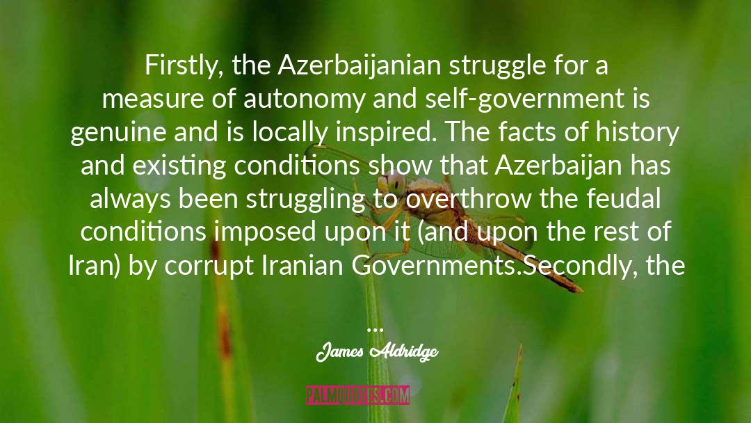 Azerbaijan quotes by James Aldridge