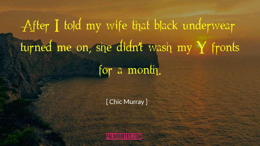 Azubah Wife quotes by Chic Murray