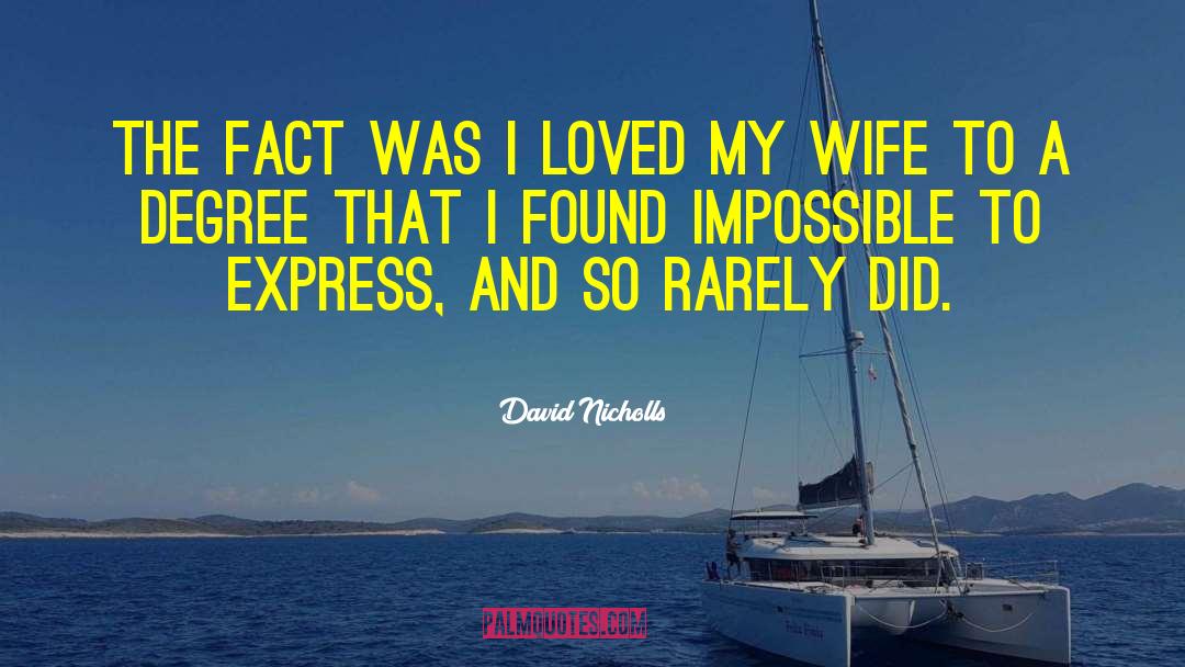 Azubah Wife quotes by David Nicholls