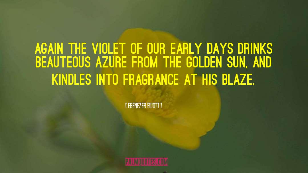 Azure quotes by Ebenezer Elliott