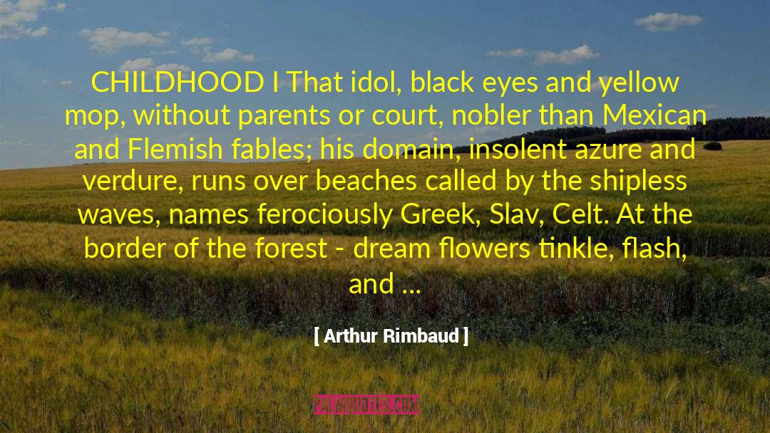 Azure quotes by Arthur Rimbaud