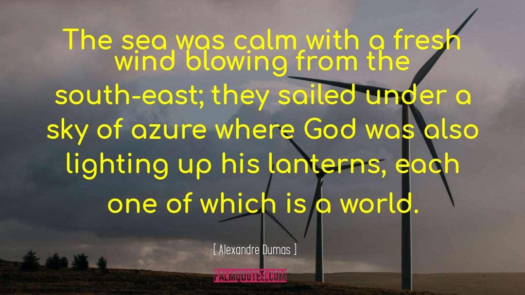 Azure quotes by Alexandre Dumas