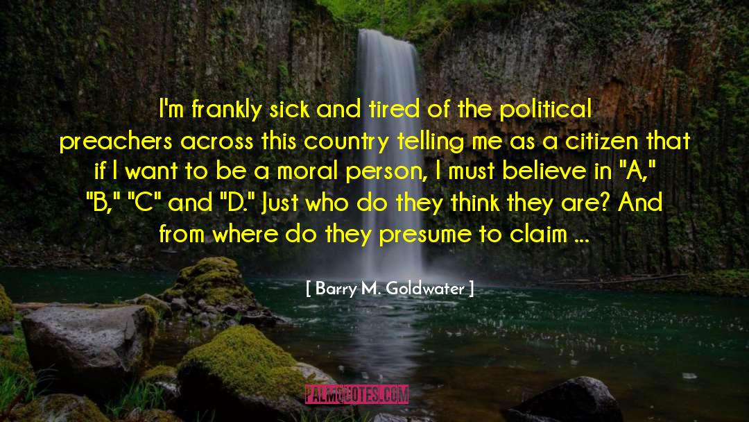 B C Mortgage quotes by Barry M. Goldwater