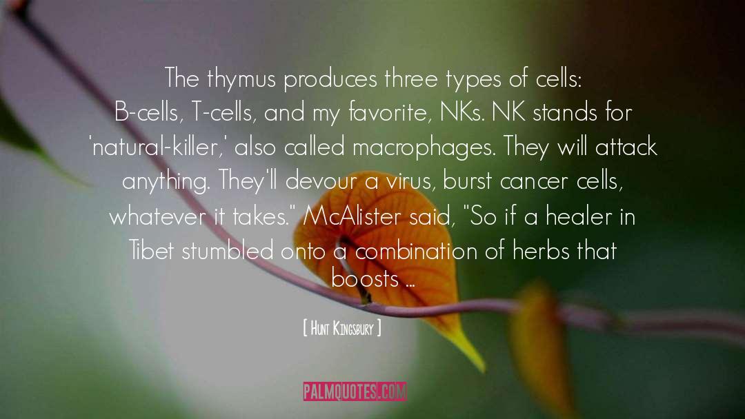 B Cells quotes by Hunt Kingsbury