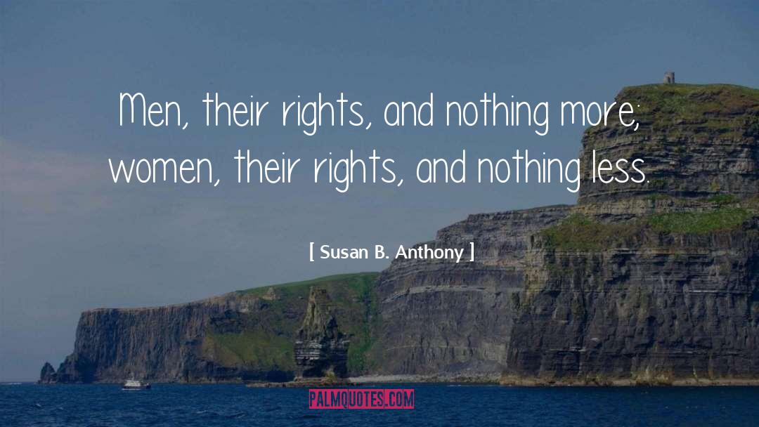 B quotes by Susan B. Anthony
