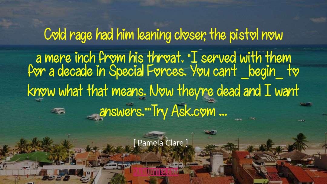 B3d Pistol quotes by Pamela Clare