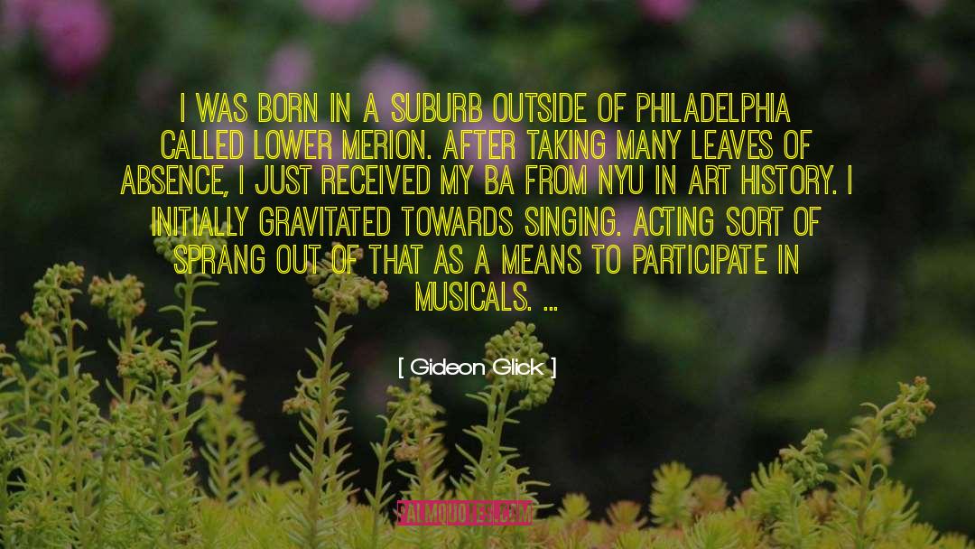 Ba quotes by Gideon Glick