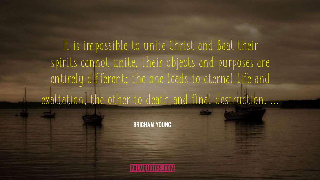 Baal quotes by Brigham Young