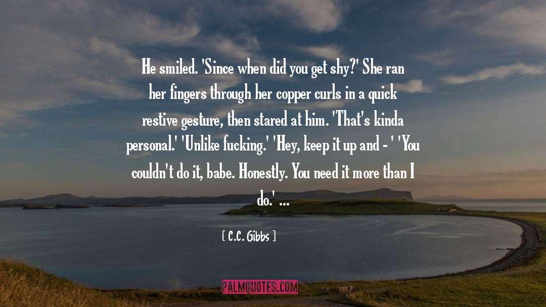 Babe In Boyland quotes by C.C. Gibbs