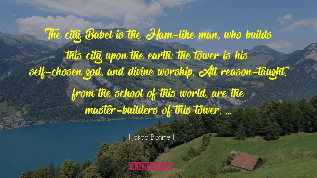 Babel quotes by Jakob Bohme