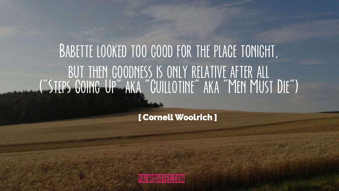 Babette quotes by Cornell Woolrich