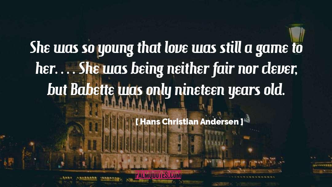 Babette quotes by Hans Christian Andersen