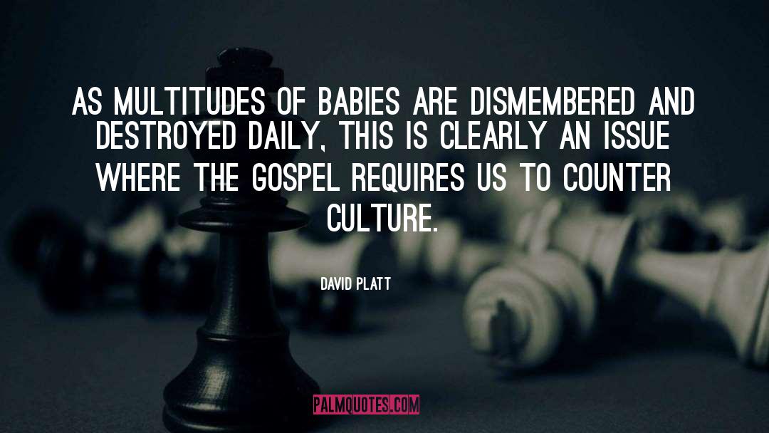 Babies quotes by David Platt