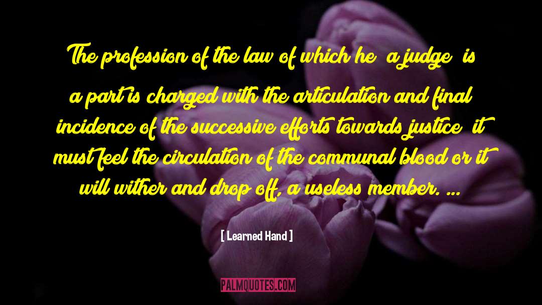 Babista Law quotes by Learned Hand