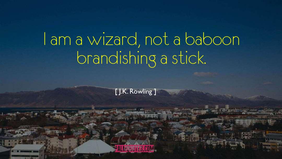 Baboon quotes by J.K. Rowling