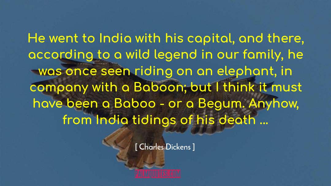 Baboon quotes by Charles Dickens