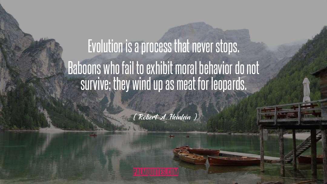 Baboons quotes by Robert A. Heinlein